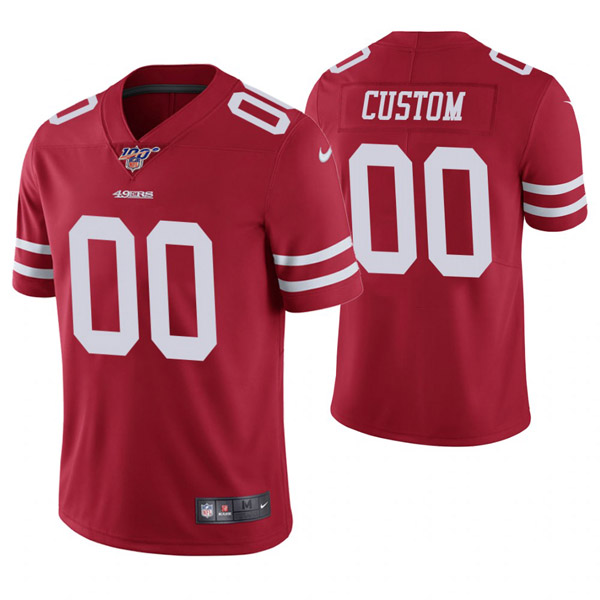 Youth San Friancisco 49ers ACTIVE PLAYER Custom Red Vapor Untouchable Limited Stitched Jersey